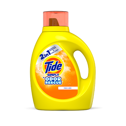 Tide Simply Odor Rescue Liquid Laundry Detergent - 115 ounces, color yellow