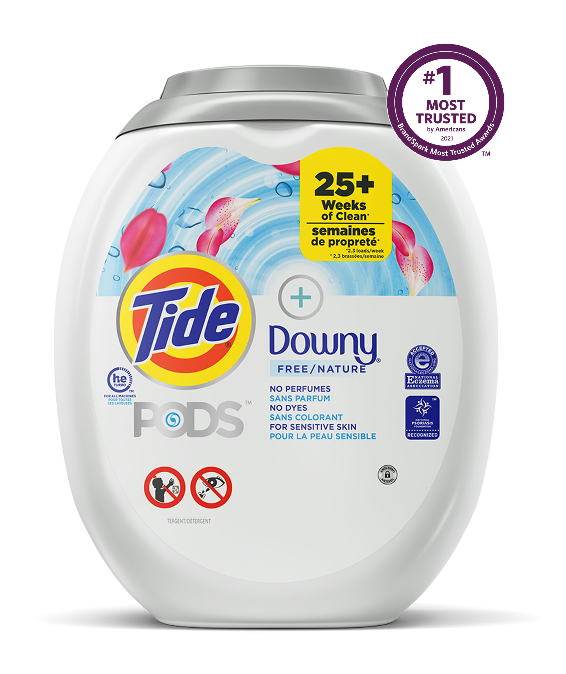 Tide PODS Free Gentle Laundry Detergent Soap Pods, 81 Count Health ...