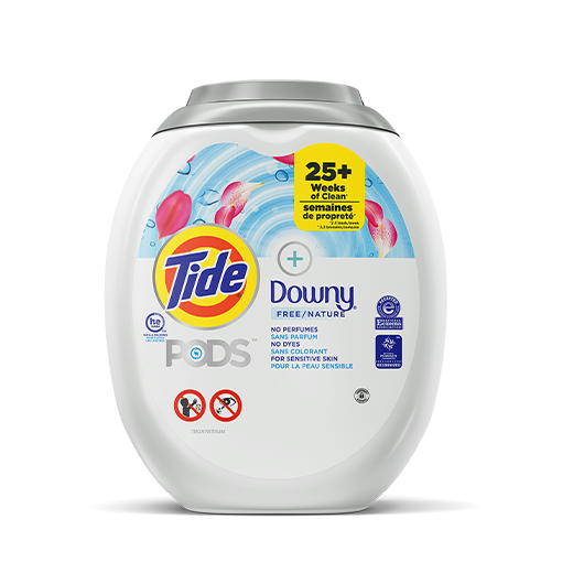 Tide PODS® Plus Downy Free Laundry Detergent Pacs - 42 count, color white