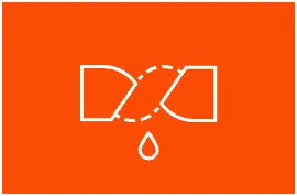 A pictogram showing how to roll and fold your jeans to remove excess water