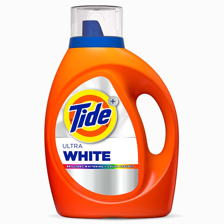 Pack of Tide Plus Ultra Oxi White and Bright Liquid Laundry Detergent