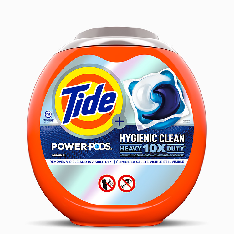 Tide Hygienic Clean Heavy Duty 10x Power PODS Detergent Original Scent
