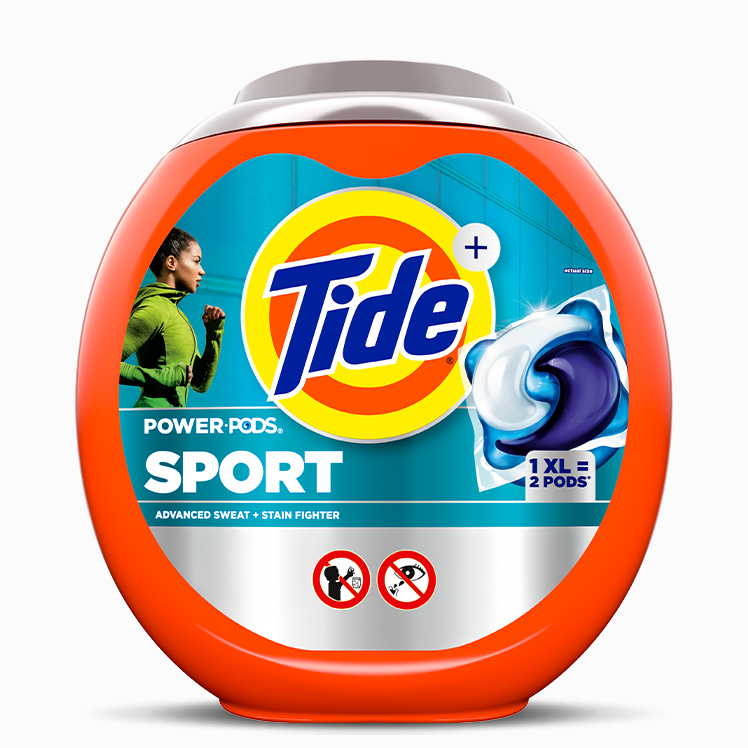 Tide Power PODS® Plus Febreze Sport Laundry Detergent