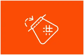 A pictogram of a mesh bag indicating that silk items should be placed in it when washing