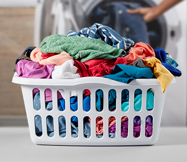 clothes basket laundry