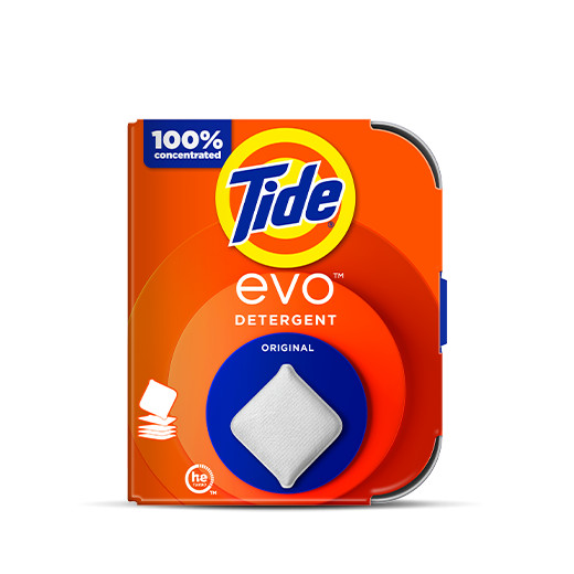 Pack of Tide Evo Laundry Detergent Tiles, Original Scent