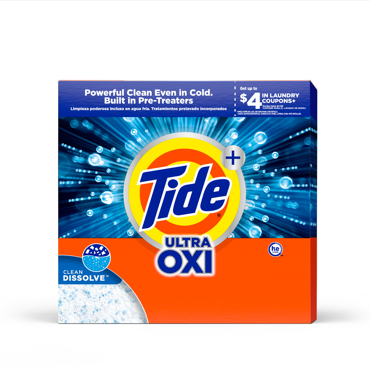 Tide Ultra OXI Powder Laundry Detergent - 66 ounces, color blue