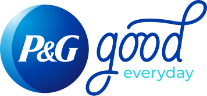 P&G logo with "good everyday" slogan next to it