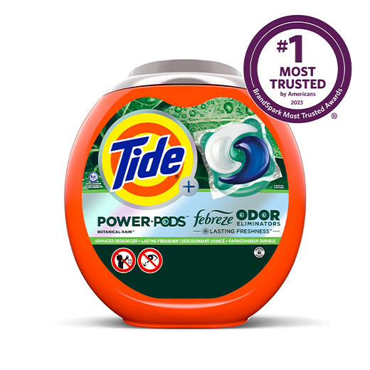 Tide Power PODS® Plus Botanical Rain Laundry Detergent
