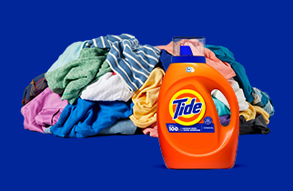 When stains and odors pile up, it’s got to be Tide. IMG
