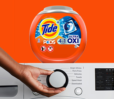 Tide PODS® on washing machine