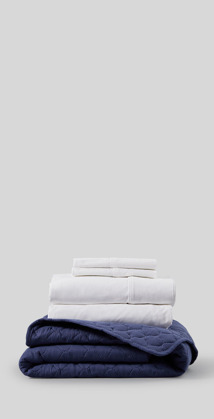 Folded bedding