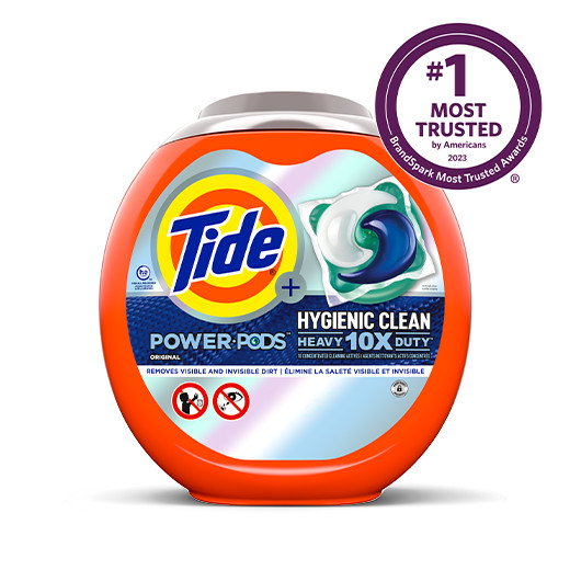 Tide Hygienic Clean Heavy Duty 10x Power PODS Detergent Original Scent