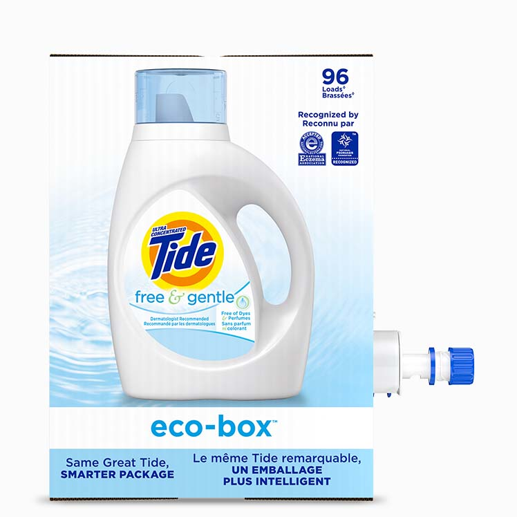 Tide Eco-Box Free & Gentle Liquid Laundry Detergent