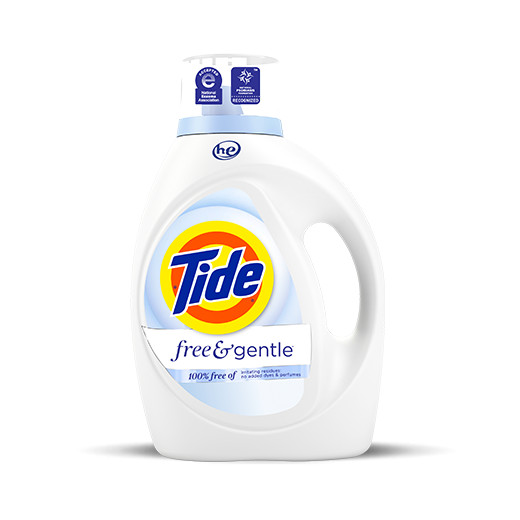 Tide Free and Gentle Liquid Laundry Detergent - 92 ounces, color white