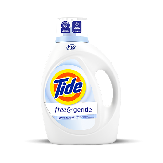 Tide Free and Gentle Liquid Laundry Detergent - 92 ounces, color white