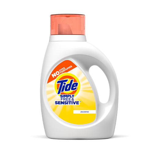 Tide Simply Free & Sensitive Liquid Laundry Detergent