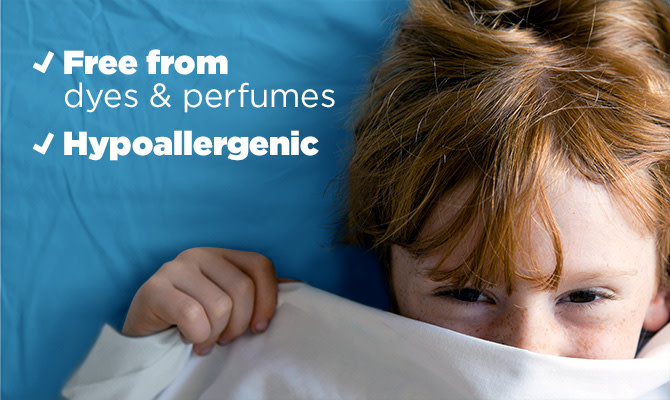 Tide PODS® Free and Gentle is free from dyes & perfumes and it is hypoallergenic