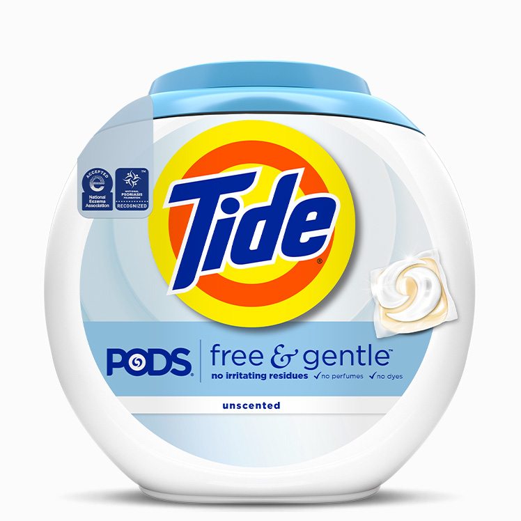 Tide PODS® Free and Gentle Laundry Detergent