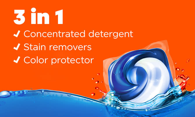 3 in 1 super concentrated detergent plus extra stain remover plus extra color protector