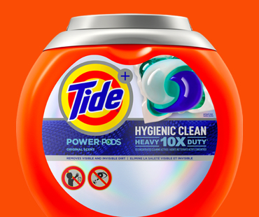 Tide Hygienic Clean Heavy Duty 10X Power PODS® Original Scent - 48 count, color orange