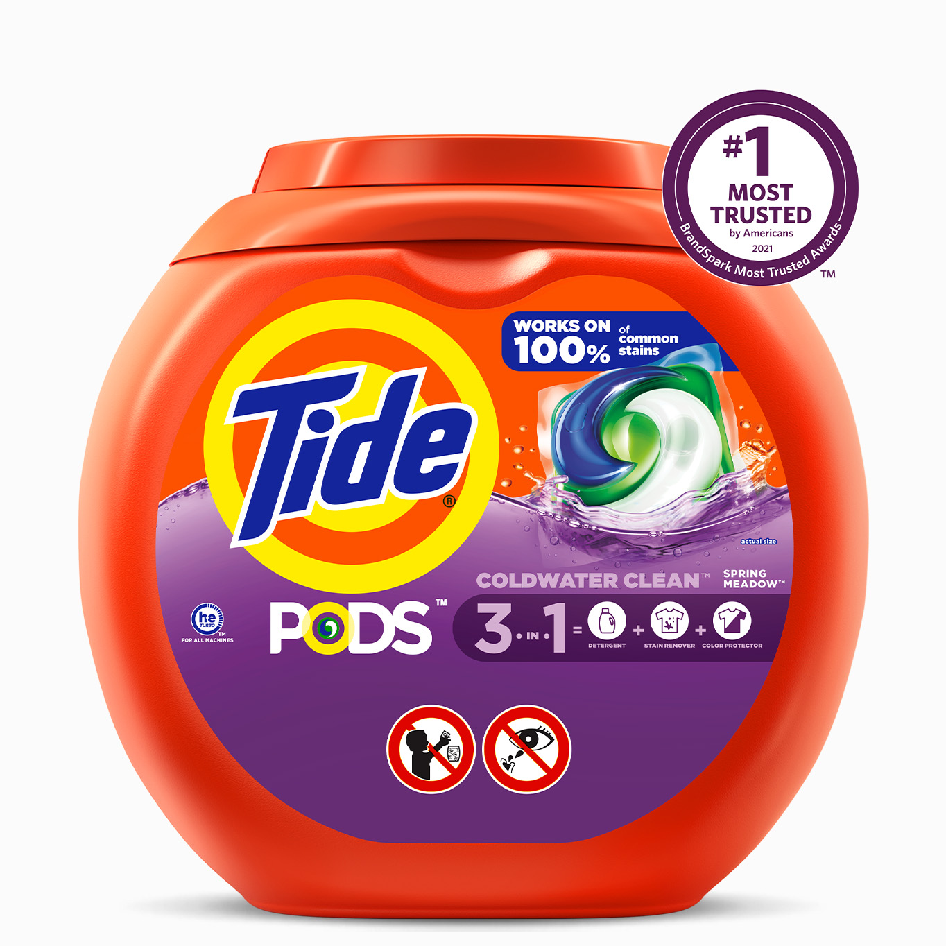 Spring Meadow Scented Tide Laundry Detergent Pods