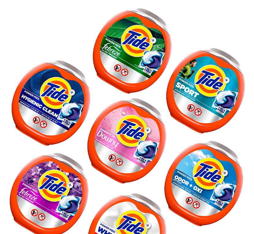 New Tide Hygienic Clean is designed to remove both visible and invisible dirt 