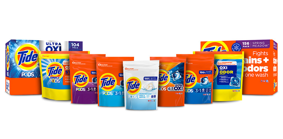 Tide PODs product family 