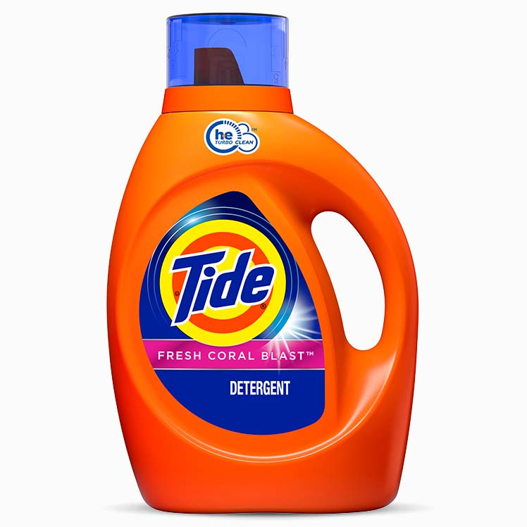 Tide Plus Febreze Freshness Liquid Laundry Detergent - 92 ounces, color orange