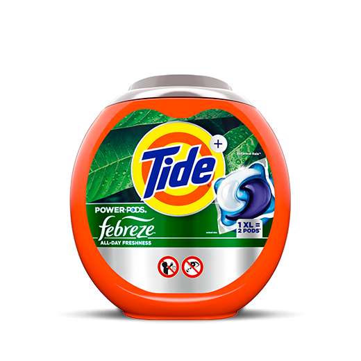 Tide Power PODS® Plus Botanical Rain Laundry Detergent