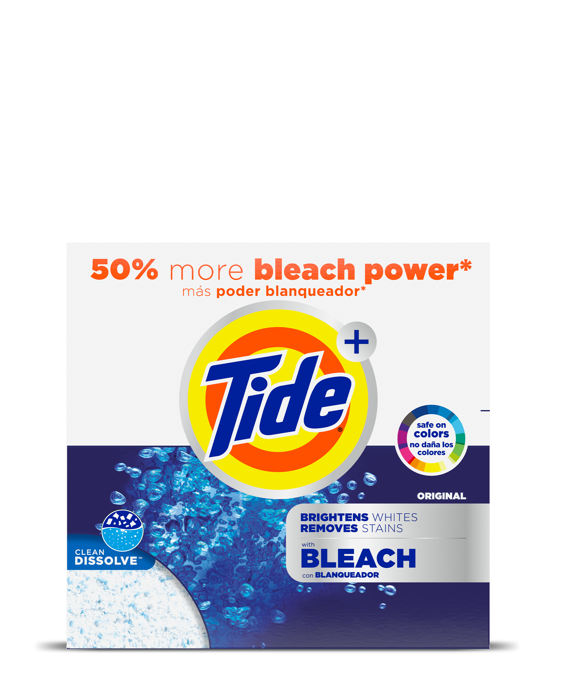 tide with bleach powder he