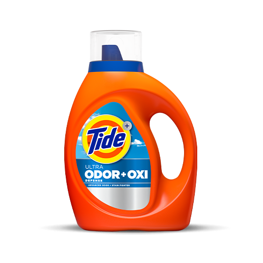 Tide Ultra OXI Liquid Laundry Detergent with Odor Eliminators - 69 ounces, color orange