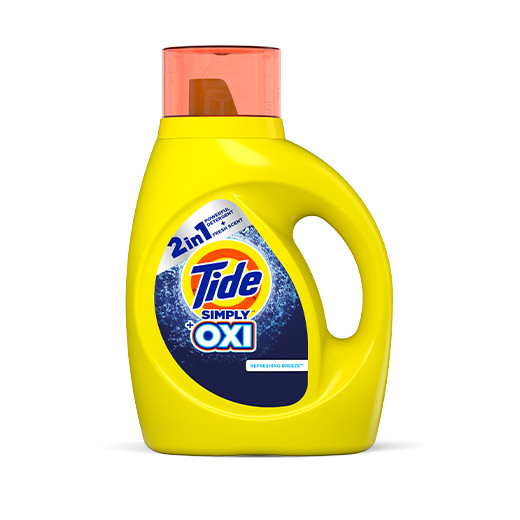 Tide Simply OXI Liquid Laundry Detergent - 115 ounces, color yellow