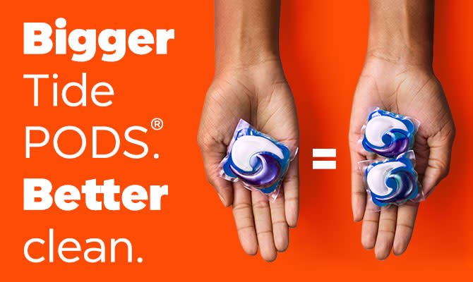 Tide Hygienic Clean Heavy Duty 10x Power PODS removes visible and invisible dirt - invisible dirt under UV light dramatization