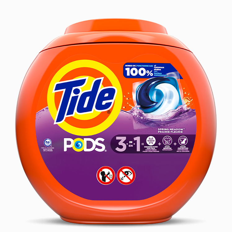 Tide PODS® Laundry Detergent Spring Meadow Scent - 16 count, color orange