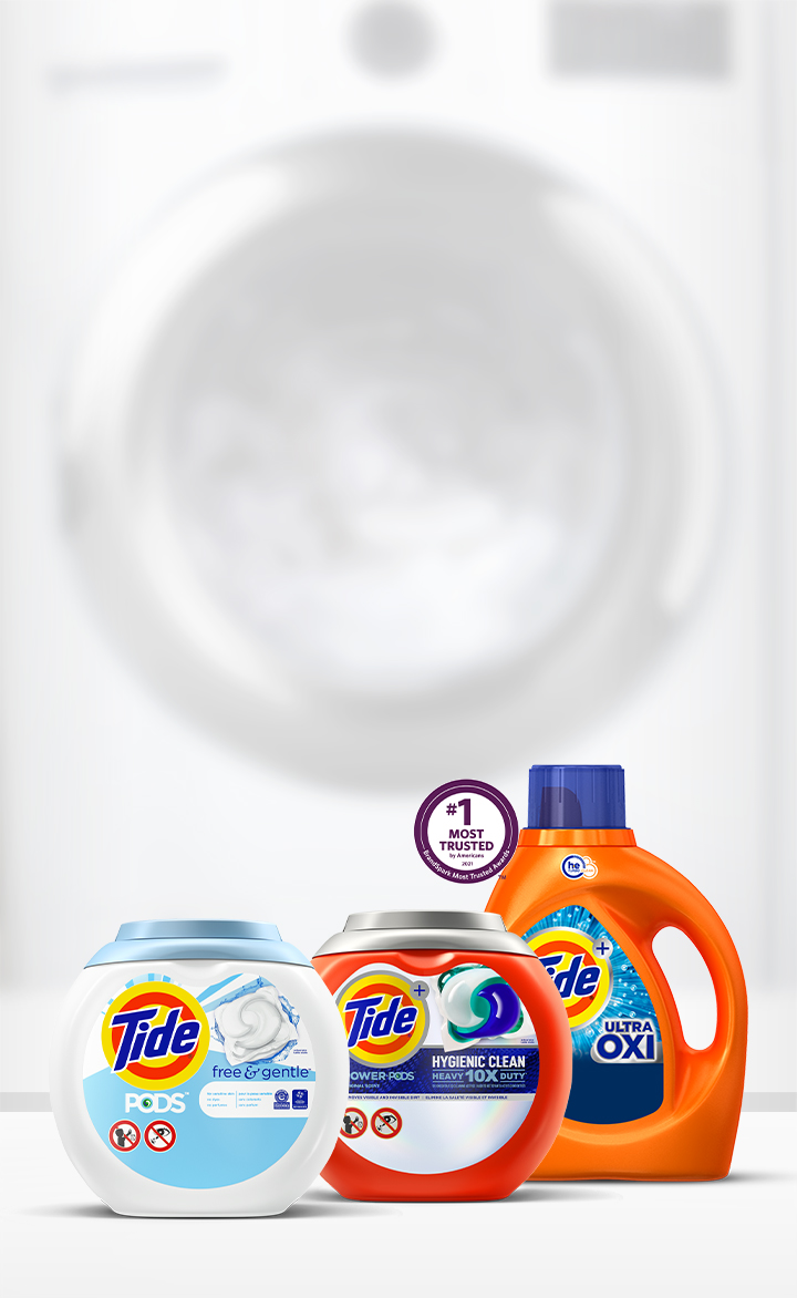 Tide is consumers' #1 Trusted laundry detergent brand in BrandSpark survey