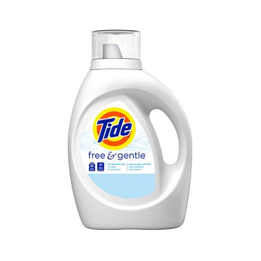 Tide Free and Gentle Liquid Laundry Detergent - 92 ounces, color white