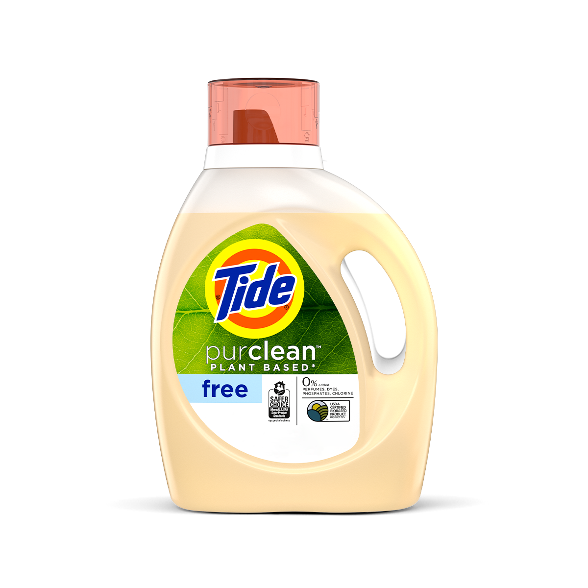 Tide purclean™ Unscented Liquid Laundry Detergent - 34 ounces, color cream