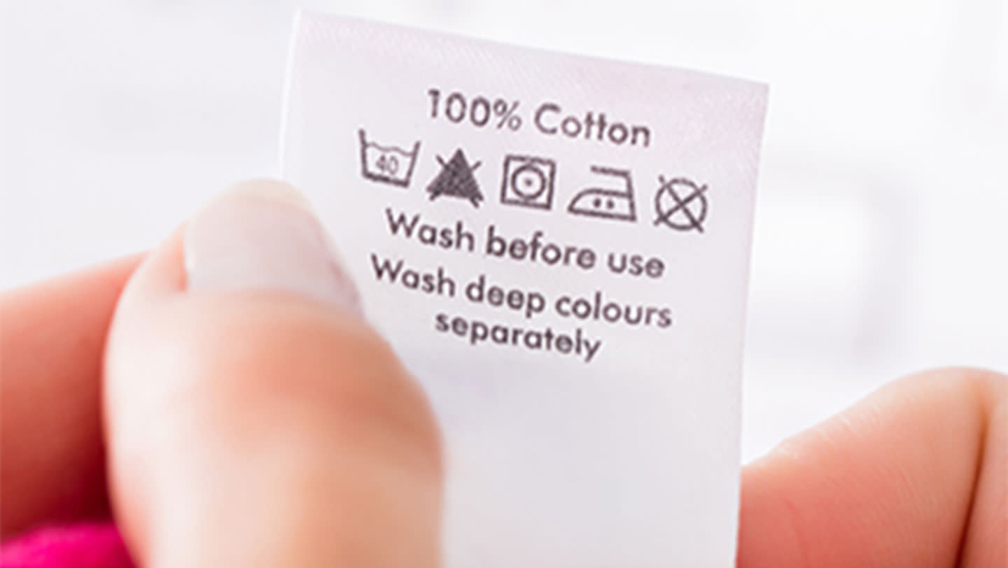 Fabric care label