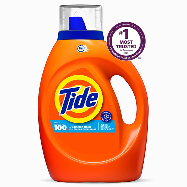 Tide Clean Breeze Scent Liquid Laundry Detergent Products - Tide