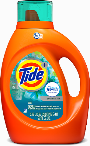 Tide Plus Febreze Botanical Rain High Efficiency Liquid