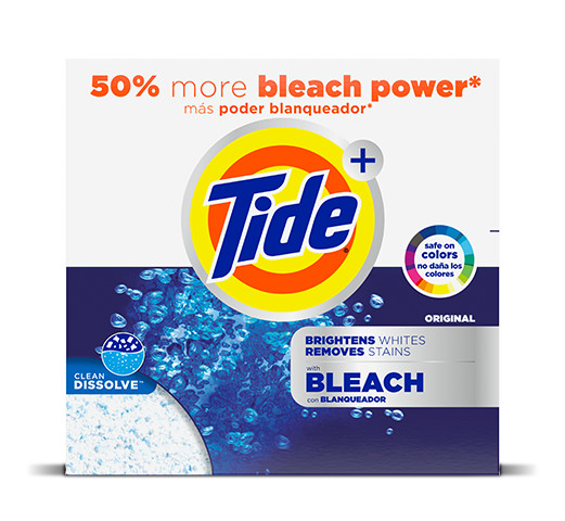 Tide Plus Bleach Powder Laundry Detergent