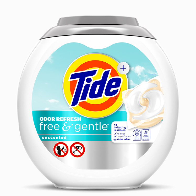 Tide Fraplan Odor Refresh Free & Gentle PODS