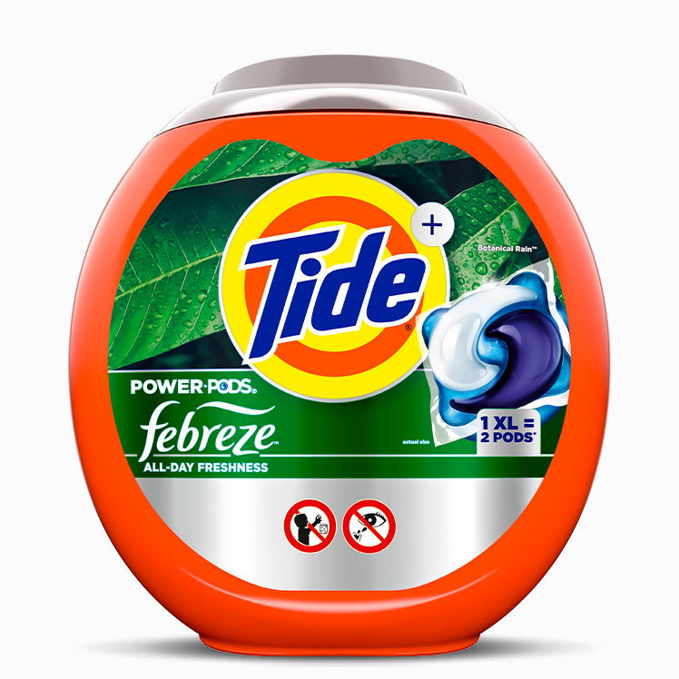 Tide Power PODS® Plus Botanical Rain Laundry Detergent