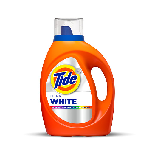Pack of Tide Plus Ultra Oxi White and Bright Liquid Laundry Detergent