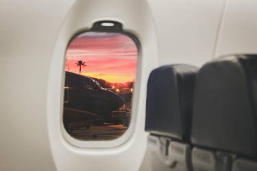 plane window tropical