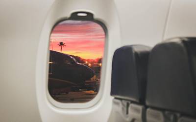 plane window tropical