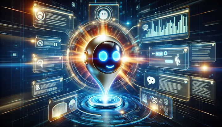 chatbot interacting with customers