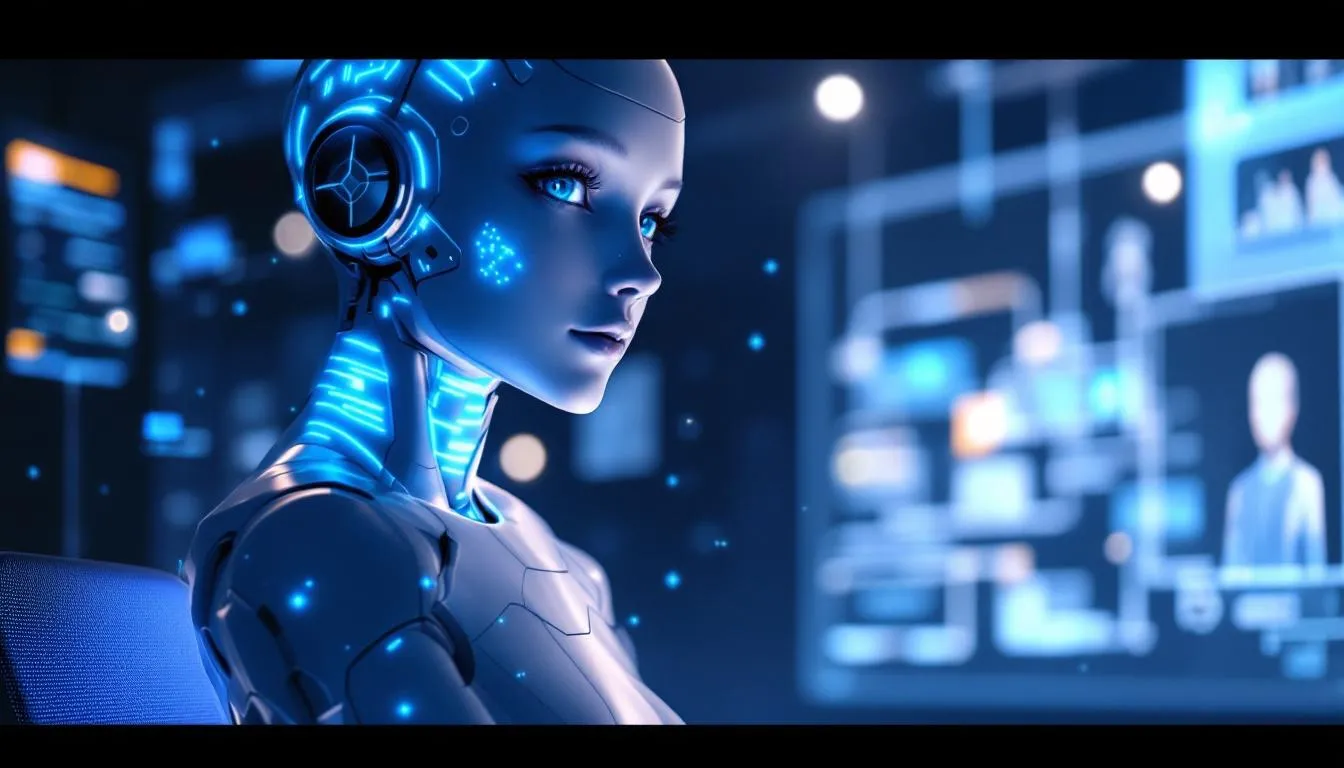 A human-like AI agent assisting a customer during a call