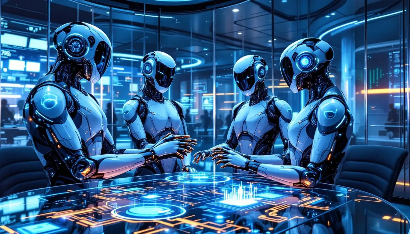 Virtual assistants in action during a sales meeting